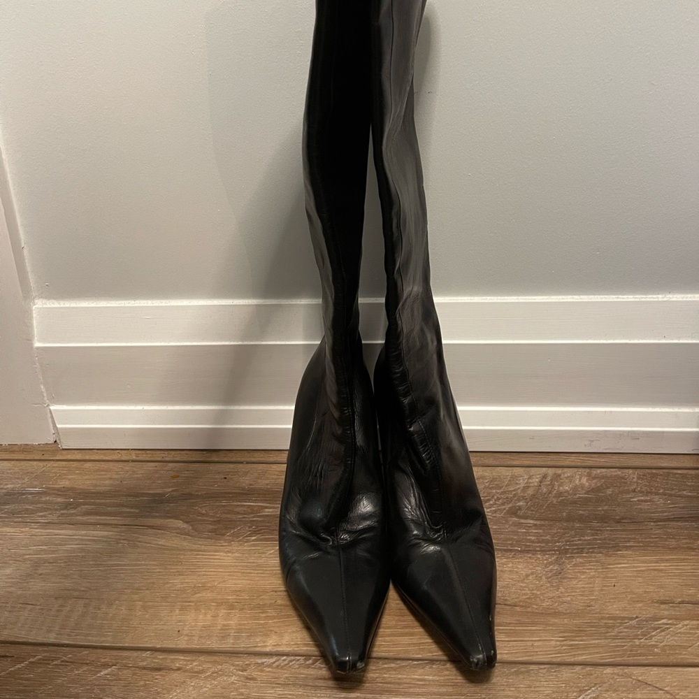 JIMMY CHOO Knee High Heeled Boots